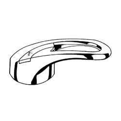 Grohe Hebel für Chiara Einhandmischer, Chrom/Gold, 46229IG0... GROHE-46229IG0  (Abb. 1)