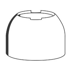 Grohe Kappe, Mattchrom, 46242P00... GROHE-46242P00 4005176203251 (Abb. 1)