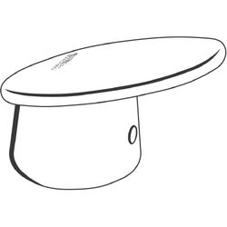 Grohe Hebelkopf für Taron Einhandmischer, Chrom/perlrot matt, 46371IS0... GROHE-46371IS0  (Abb. 1)