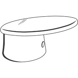 Grohe Griff für Brausearmatur Fertigmontageset, Chrom/Perlrot matt, 46378IS0... GROHE-46378IS0  (Abb. 1)