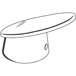 Grohe Griff für Einhandmischer Wannenbatterien, Chrom/Perlrot matt, 46383IS0... GROHE-46383IS0  (Abb. 1)