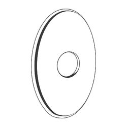 Grohe Rosette für Taron EHM Fertigmontageset Brause, 230x154mm, Chrom, 46392000... GROHE-46392000 4005176169540 (Abb. 1)