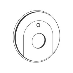 Grohe Rosette für Europlus Fertigmontageset Wanne, Alpinweiß, 46420L00... GROHE-46420L00  (Abb. 1)