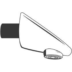 Grohe Handbrause für Europlus Waschtischbatterie, Weiß/Gold, 46425LG0... GROHE-46425LG0  (Abb. 1)