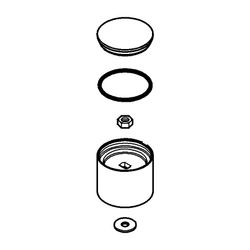 Grohe Umstellknopf, Moon White, 46585LS0... GROHE-46585LS0 4005176882036 (Abb. 1)