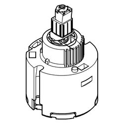 Grohe Keramik-Kartusche 46mm, Eco-Override-Stop, keramisches Dichtsystem, 46588000... GROHE-46588000 4005176832352 (Abb. 1)