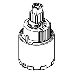 Grohe Keramik-Kartusche 35mm, Eco-Override-Stop, keramisches Dichtsystem, 46589000... GROHE-46589000 4005176832369 (Abb. 1)