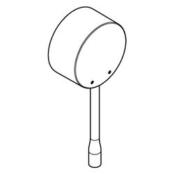 Grohe Hebel für Essence Einhand-Brause- und Wannenbatterie, Fertigmontageset für 46mm K... GROHE-46915KF0 4005176790492 (Abb. 1)