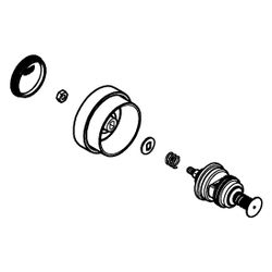Grohe Umstellung für Essence Einhand-Wannenbatterie, Wandmontage, inklusive Umstellknop... GROHE-46920KF0 4005176790683 (Abb. 1)