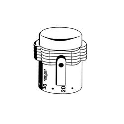 Grohe Temperaturwählgriff Clova, 38 Grad C Sicherheitssperre, Aranja/Gold, 47256AG0... GROHE-47256AG0  (Abb. 1)