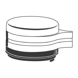 Grohe Absperrgriff Chiara, Weiß/Gold, 47264LG0... GROHE-47264LG0 4005176118555 (Abb. 1)