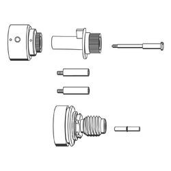 Grohe Verlängerungsset für Grohtherm 3000, 27,5mm, 47359000... GROHE-47359000  (Abb. 1)