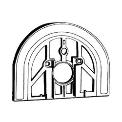 Grohe Distanzstück 12mm für zu flachen Einbau, ohne Befestigungsschr., für Chiara 19530/19531/19610,... GROHE-47462A00  (Abb. 1)