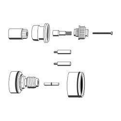 Grohe Verlängerungsset für Ectos 19674/19675, 47581000... GROHE-47581000 4005176221613 (Abb. 1)