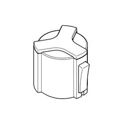 Grohe Griff für Thermostat-Brausebatterien, Chrom, 47784000... GROHE-47784000 4005176838866 (Abb. 1)