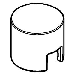 Grohe Abdeckkappe für Grohtherm 1000, Mattschwarz, 47974243M... GROHE-47974243M 4067393030744 (Abb. 1)