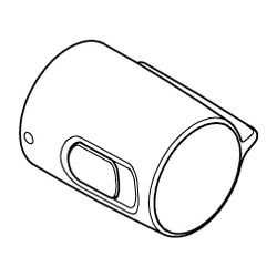 Grohe Absperrgriff mit AquaDimmer Eco für Thermostat-Wannenbatterie, Chrom, 47991000... GROHE-47991000 4005176332289 (Abb. 1)