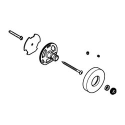 Grohe Brausestangenhalter Supersteel für Duschsysteme mit Thermostatbatterie für die Wa... GROHE-48279DC0 4005176477201 (Abb. 1)