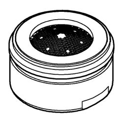 Grohe Strahlregler, AG M24x1, Durchflussklasse PCA, 4,5l/min, verstellbarer Mousseur, C... GROHE-48300000 4005176364303 (Abb. 1)