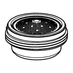 Grohe Strahlregler, AG M24x1, Durchflussklasse C, 27,0-30,0l/min 3 bar, Münzschlitz, Ch... GROHE-48356000 4005176428500 (Abb. 1)
