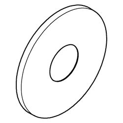 Grohe Rosette rund für Einhandmischer-Fertigmontageset, nachträglich 6 Grad ausrichtbar... GROHE-48428KF0 4067393031505 (Abb. 1)