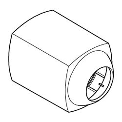 Grohe Kappe für Einhandmischer-Fertigmontagesets, Chrom, 48455000... GROHE-48455000 4005176519307 (Abb. 1)