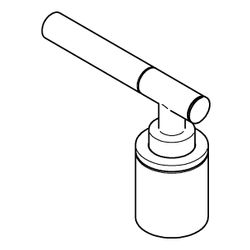 Grohe Atrio PC Hebelgriffe, White Attica Caesarstone für, Chrom, 48464000... GROHE-48464000 4005176523854 (Abb. 1)