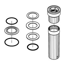 Grohe Befestigungsset Chrom mit Befestigungsmutter M33x1,5mm mit Dichtungen, 48477000... GROHE-48477000 4005176523540 (Abb. 1)