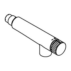 Grohe Spülbrause für Spültischbatterien mit SmartControl, Hard Graphite gebürstet, 4848... GROHE-48487AL0 4005176580437 (Abb. 1)