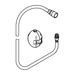 Grohe Brauseschlauch für SmartControl Spültischbatterien, Chrom, 48488000... GROHE-48488000 4005176564796 (Abb. 1)