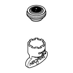 Grohe Mousseur Außengewinde integriert M24x1, integriert, inklusive Demontageschlüssel... GROHE-48493000 4005176571190 (Abb. 1)