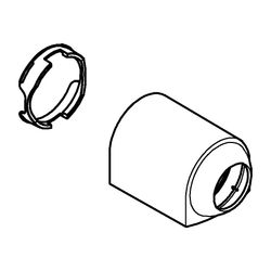 Grohe Kappe für Einhandmischer-Fertigmontagesets, Supersteel... GROHE-48495DC0 4005176619397 (Abb. 1)