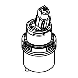 Grohe Kartusche für Einhandmischer 28mm mit Temperaturbegrenzer... GROHE-48518000 4005176599767 (Abb. 1)