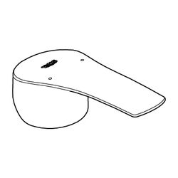 Grohe Eurosmart Hebel für Einhebelmischer, Chrom, 48530000... GROHE-48530000 4005176642753 (Abb. 1)
