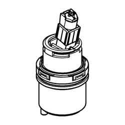 Grohe Kartusche, 28mm, für Einhandmischer, Temperaturbegrenzer, keramisches Dichtsystem... GROHE-48533000 4005176643514 (Abb. 1)