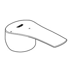 Grohe Eurosmart Hebel für Einhebelmischer, Chrom, 48540000... GROHE-48540000 4005176653193 (Abb. 1)