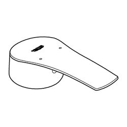 Grohe Eurosmart Hebel für Einhebelmischer, Chrom, 48542000... GROHE-48542000 4005176653216 (Abb. 1)