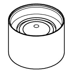 Grohe Mousseur Innengewinde M22x1 Durchflussklasse B 25l/min, Supersteel... GROHE-48557DC0 4005176713965 (Abb. 1)