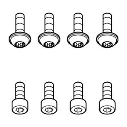 Grohe Schraubenset Chrom, 48588000... GROHE-48588000 4005176730498 (Abb. 1)