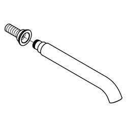 Grohe Auslauf, Ausladung 180mm, mit Mousseur, Phantom Black, 48638KF0... GROHE-48638KF0 4005176790690 (Abb. 1)