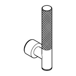 Grohe Atrio PC Hebelgriffe Rändelstruktur Cool Sunrise gebürstet für 21134/21140/20587/... GROHE-48646GN0 4005176951923 (Abb. 1)