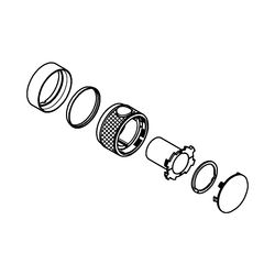 Grohe Temperaturwählgriff Nickel gebürstet, für Fertigmontageset Grohtherm SmartControl... GROHE-49029EN0 4005176468599 (Abb. 1)