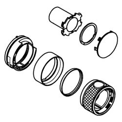 Grohe Temperaturwählgriff für Fertigmontageset Grohtherm SmartControl Thermostate, Phan... GROHE-49029KF0 4005176729836 (Abb. 1)