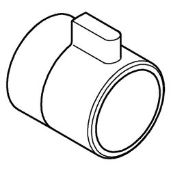 Grohe Absperrgriff für Grohtherm Thermostat-Fertigmontageset, Mattschwarz, 490812430... GROHE-490812430 4067393017080 (Abb. 1)