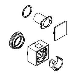 Grohe Temperaturwählgriff eckig für Thermostat-Fertigmontageset, SafeStop Sicherheitssp... GROHE-49091000 4005176497025 (Abb. 1)