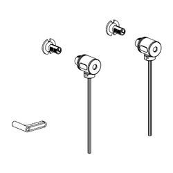 Grohe Befestigungssatz für Euro Keramik Wand-Tiefspül-WC 203mm, 49510000... GROHE-49510000 4005176373329 (Abb. 1)