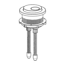 Grohe 2-Mengen-Druckknopf chrom 49526000 für Keramik-Spülkasten... GROHE-49526000 4005176421129 (Abb. 1)