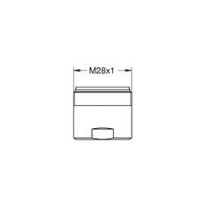Grohe Strahlregler Sistra M28x1, Durchflussklasse M, 60-70l/min, Long-Life Shine, Silk ... GROHE-07899AV0 4005176241604 (Abb. 1)
