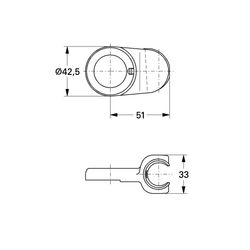 Grohe Brausehalter, Weiß, 08097L00... GROHE-08097L00  (Abb. 1)