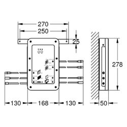 Grohe Steuereinheit 5.0 F-digital Deluxe für F-digital Deluxe Module, Bluetooth, 12 V... GROHE-1121339990 4067393094333 (Abb. 1)
